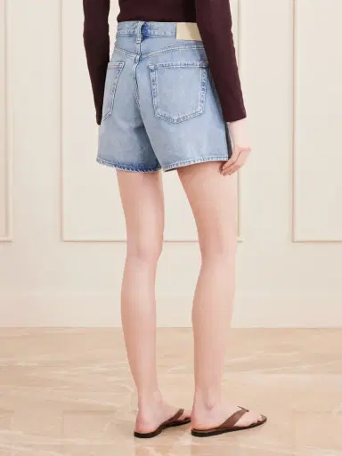 Citizens of Humanity Billie Distressed Organic Denim Shorts | Thumbnail 4 Citizens of Humanity Billie Distressed Organic Denim Shorts | Thumbnail 4