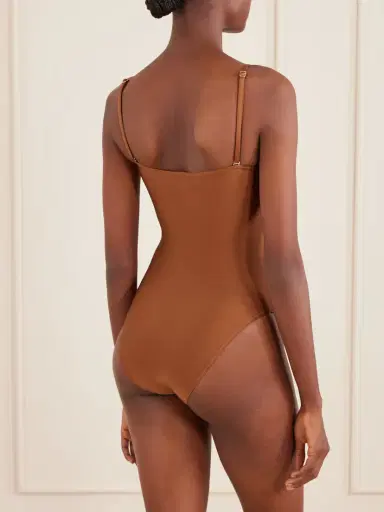 Zimmermann Aster Knot-detailed Gathered Swimsuit | Thumbnail 3 Zimmermann Aster Knot-detailed Gathered Swimsuit | Thumbnail 3
