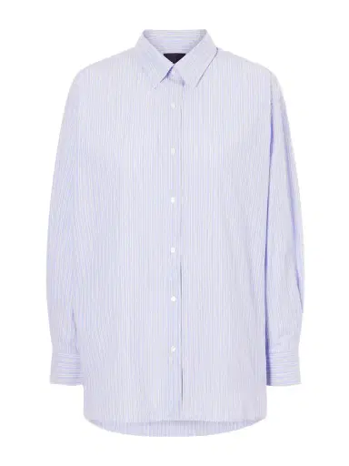 Nili Lotan Yorke Striped Cotton Shirt | Thumbnail 1 Nili Lotan Yorke Striped Cotton Shirt | Thumbnail 1