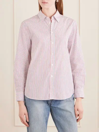 Nili Lotan Raphael Striped Cotton Shirt | Thumbnail 3 Nili Lotan Raphael Striped Cotton Shirt | Thumbnail 3