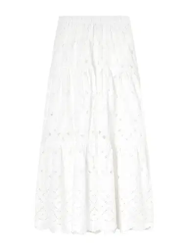 Cara Cara Melanie Broderie Anglaise Cotton Midi Skirt | Thumbnail 1 Cara Cara Melanie Broderie Anglaise Cotton Midi Skirt | Thumbnail 1