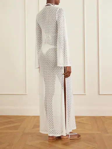 Missoni Striped Metallic Crochet-knit Coverup | Thumbnail 3 Missoni Striped Metallic Crochet-knit Coverup | Thumbnail 3