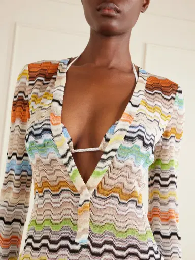 Missoni Striped Crochet-knit Coverup | Thumbnail 4 Missoni Striped Crochet-knit Coverup | Thumbnail 4