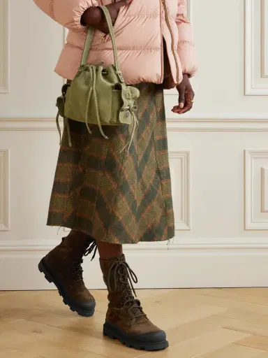 Moncler Vera Suede Combat Boots | Thumbnail 2 Moncler Vera Suede Combat Boots | Thumbnail 2