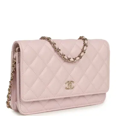 Chanel Chanel Wallet On Chain WOC Light Pink Caviar Light Gold Hardware | Thumbnail 2 Chanel Chanel Wallet On Chain WOC Light Pink Caviar Light Gold Hardware | Thumbnail 2
