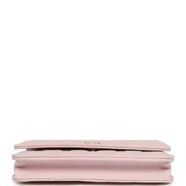 Chanel Chanel Wallet On Chain WOC Light Pink Caviar Light Gold Hardware | Thumbnail 6 Chanel Chanel Wallet On Chain WOC Light Pink Caviar Light Gold Hardware | Thumbnail 6
