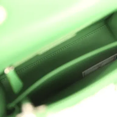 Dior Christian Dior Mini Lady Dior Bag "Clover" Shamrock Lucky Green Lambskin Silver Hardware | Thumbnail 9 Dior Christian Dior Mini Lady Dior Bag "Clover" Shamrock Lucky Green Lambskin Silver Hardware | Thumbnail 9