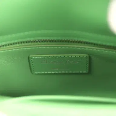 Dior Christian Dior Mini Lady Dior Bag "Clover" Shamrock Lucky Green Lambskin Silver Hardware | Thumbnail 10 Dior Christian Dior Mini Lady Dior Bag "Clover" Shamrock Lucky Green Lambskin Silver Hardware | Thumbnail 10