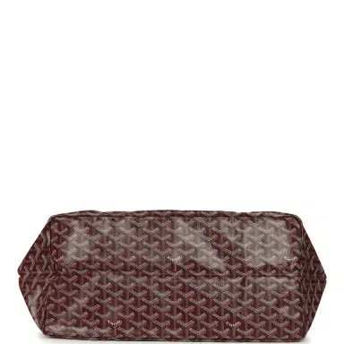 goyard Goyard Goyardine Burgundy Saint Louis GM Tote Bag Palladium Hardware | Thumbnail 6 goyard Goyard Goyardine Burgundy Saint Louis GM Tote Bag Palladium Hardware | Thumbnail 6