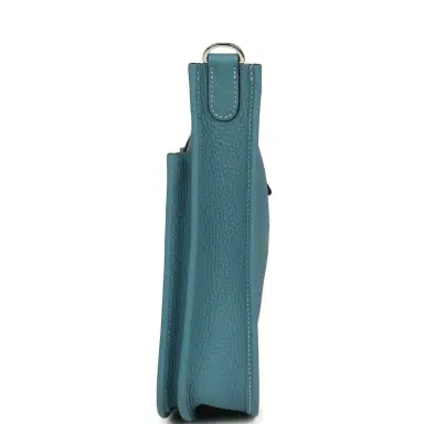 HERMÈS Hermes Evelyne 23 Blue Jean Clemence Palladium Hardware | Thumbnail 3 HERMÈS Hermes Evelyne 23 Blue Jean Clemence Palladium Hardware | Thumbnail 3