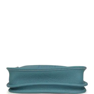 HERMÈS Hermes Evelyne 23 Blue Jean Clemence Palladium Hardware | Thumbnail 6 HERMÈS Hermes Evelyne 23 Blue Jean Clemence Palladium Hardware | Thumbnail 6