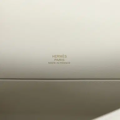 HERMÈS Hermes Kelly Pochette White Swift Gold Hardware | Thumbnail 7 HERMÈS Hermes Kelly Pochette White Swift Gold Hardware | Thumbnail 7