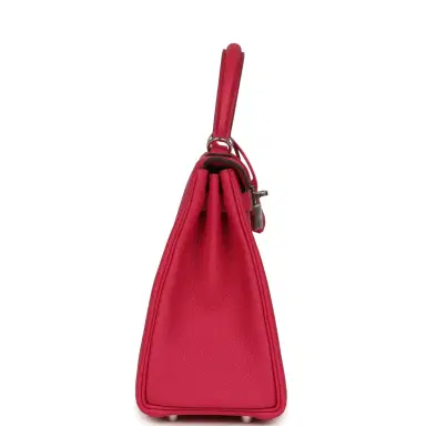 HERMÈS Hermes Kelly Retourne 25 Rose Mexico Togo Palladium Hardware | Thumbnail 3 HERMÈS Hermes Kelly Retourne 25 Rose Mexico Togo Palladium Hardware | Thumbnail 3