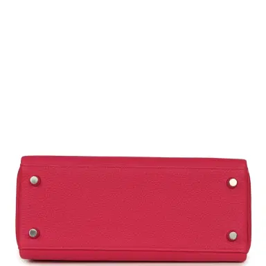 HERMÈS Hermes Kelly Retourne 25 Rose Mexico Togo Palladium Hardware | Thumbnail 6 HERMÈS Hermes Kelly Retourne 25 Rose Mexico Togo Palladium Hardware | Thumbnail 6