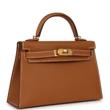 HERMÈS Hermes Kelly Sellier 20 Gold Epsom Gold Hardware | Thumbnail 2 HERMÈS Hermes Kelly Sellier 20 Gold Epsom Gold Hardware | Thumbnail 2