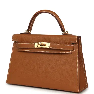 HERMÈS Hermes Kelly Sellier 20 Gold Epsom Gold Hardware | Thumbnail 5 HERMÈS Hermes Kelly Sellier 20 Gold Epsom Gold Hardware | Thumbnail 5