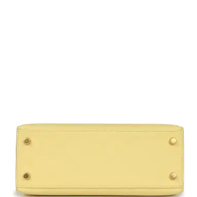 HERMÈS Hermes Kelly Sellier 25 Jaune Poussin Epsom Gold Hardware | Thumbnail 6 HERMÈS Hermes Kelly Sellier 25 Jaune Poussin Epsom Gold Hardware | Thumbnail 6
