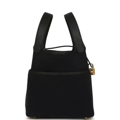 HERMÈS Hermes Picotin Cargo 18 Black Toile Goeland and Swift Gold Hardware | Thumbnail 3 HERMÈS Hermes Picotin Cargo 18 Black Toile Goeland and Swift Gold Hardware | Thumbnail 3