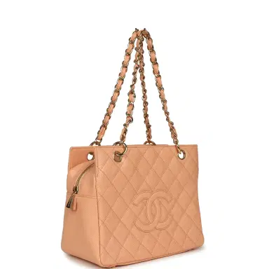 Chanel Vintage Chanel Petite Timeless CC Shopping Tote Pink Caviar Gold Hardware | Thumbnail 2 Chanel Vintage Chanel Petite Timeless CC Shopping Tote Pink Caviar Gold Hardware | Thumbnail 2