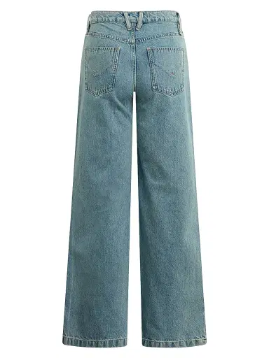 Hudson Jeans Women's Rylee Low-Rise Wide-Leg Jeans - Double Take - Size 34 | Thumbnail 3 Hudson Jeans Women's Rylee Low-Rise Wide-Leg Jeans - Double Take - Size 34 | Thumbnail 3