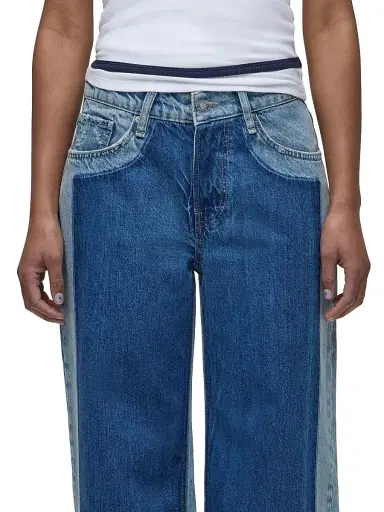 Hudson Jeans Women's Rylee Low-Rise Wide-Leg Jeans - Double Take - Size 34 | Thumbnail 7 Hudson Jeans Women's Rylee Low-Rise Wide-Leg Jeans - Double Take - Size 34 | Thumbnail 7