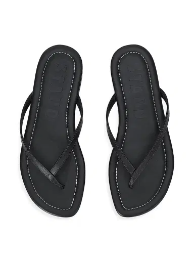 Staud Women's Freja Leather Thong Sandals - Black - Size 12 | Thumbnail 4 Staud Women's Freja Leather Thong Sandals - Black - Size 12 | Thumbnail 4