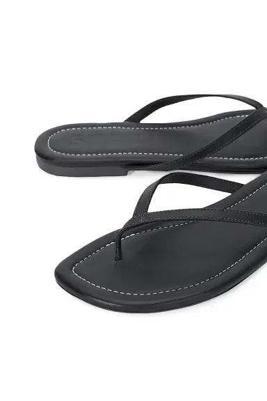 Staud Women's Freja Leather Thong Sandals - Black - Size 12 | Thumbnail 5 Staud Women's Freja Leather Thong Sandals - Black - Size 12 | Thumbnail 5