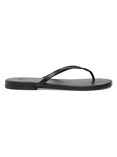 Staud Women's Freja Leather Thong Sandals - Black - Size 12 | Thumbnail 1 Staud Women's Freja Leather Thong Sandals - Black - Size 12 | Thumbnail 1