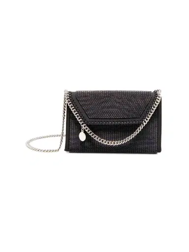 Stella McCartney Women's Falabella Beaded Baguette Chain Wallet | Thumbnail 1 Stella McCartney Women's Falabella Beaded Baguette Chain Wallet | Thumbnail 1