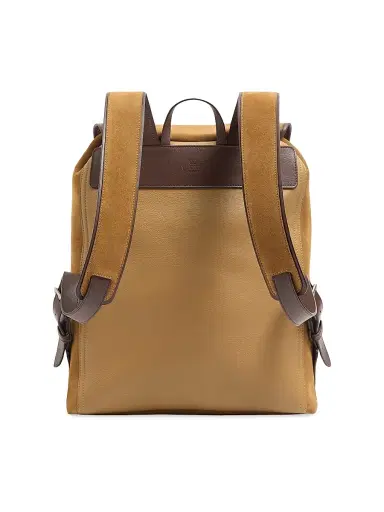 Valentino Garavani Men's Antibes Suede Backpack - Testa Di Moro | Thumbnail 2 Valentino Garavani Men's Antibes Suede Backpack - Testa Di Moro | Thumbnail 2