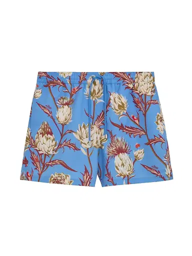 LOEWE Men's x Paula's Ibiza Swim Shorts - Blue Multicolor | Thumbnail 1 LOEWE Men's x Paula's Ibiza Swim Shorts - Blue Multicolor | Thumbnail 1