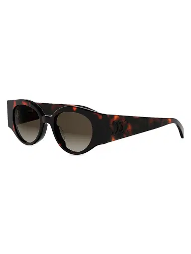 Celine Women's Triomphe Stamp 50MM Round Sunglasses | Thumbnail 1 Celine Women's Triomphe Stamp 50MM Round Sunglasses | Thumbnail 1
