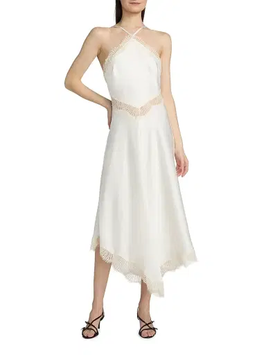 A.L.C. Women's Lucia Satin Midi-Slipdress - Pearl White - Size 14 | Thumbnail 3 A.L.C. Women's Lucia Satin Midi-Slipdress - Pearl White - Size 14 | Thumbnail 3