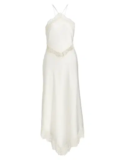 A.L.C. Women's Lucia Satin Midi-Slipdress - Pearl White - Size 14 | Thumbnail 1 A.L.C. Women's Lucia Satin Midi-Slipdress - Pearl White - Size 14 | Thumbnail 1