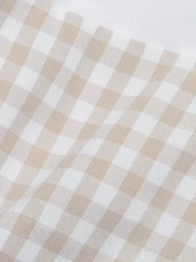 Simkhai Women's Charlee Bustier Top - Sand Gingham | Thumbnail 7 Simkhai Women's Charlee Bustier Top - Sand Gingham | Thumbnail 7