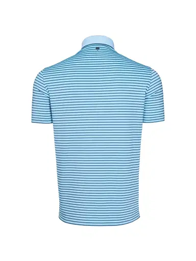 Greyson Men's Macabee Striped Polo Shirt - Wolf Blue Vintage | Thumbnail 2 Greyson Men's Macabee Striped Polo Shirt - Wolf Blue Vintage | Thumbnail 2