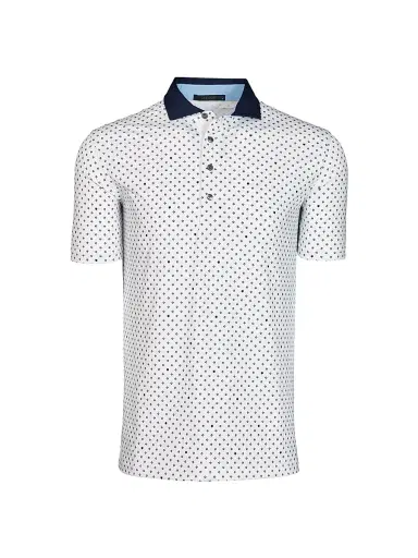 Greyson Men's G Squared Polo Shirt - Arctic | Thumbnail 1 Greyson Men's G Squared Polo Shirt - Arctic | Thumbnail 1