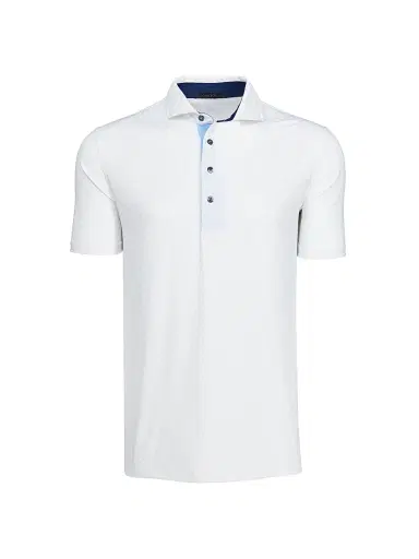 Greyson Men's Icon Polka Dot Polo Shirt - Arctic | Thumbnail 1 Greyson Men's Icon Polka Dot Polo Shirt - Arctic | Thumbnail 1