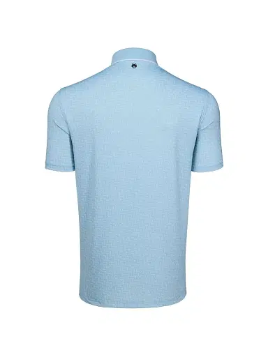 Greyson Men's Rogue River Connected G Wave Polo - Wolf Blue | Thumbnail 2 Greyson Men's Rogue River Connected G Wave Polo - Wolf Blue | Thumbnail 2