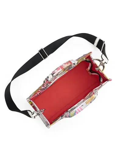 Marc Jacobs Women's The Pop Americana Canvas Tote Bag - White Multi | Thumbnail 4 Marc Jacobs Women's The Pop Americana Canvas Tote Bag - White Multi | Thumbnail 4