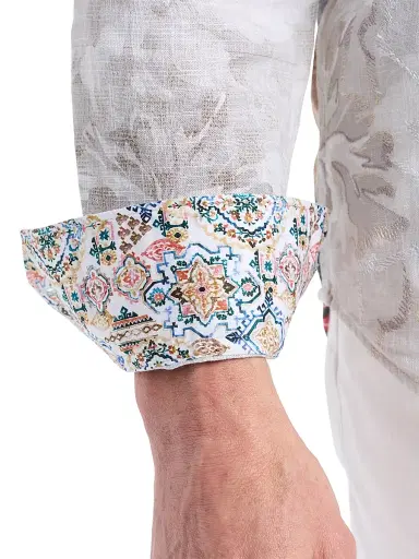 Robert Graham Men's Sand Cruiser Floral Graphic Shirt - Size XXL | Thumbnail 7 Robert Graham Men's Sand Cruiser Floral Graphic Shirt - Size XXL | Thumbnail 7