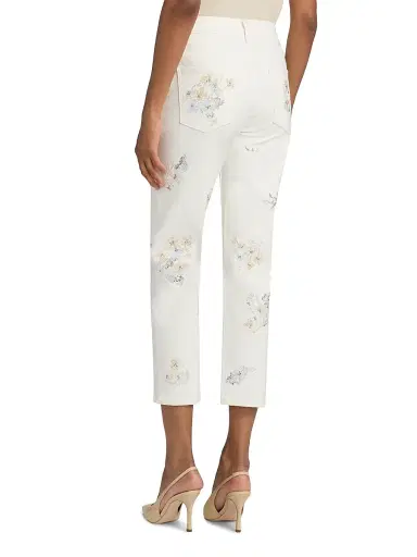 Libertine Women's Porcelain Garden Boyfriend Jeans - White - Size Large | Thumbnail 5 Libertine Women's Porcelain Garden Boyfriend Jeans - White - Size Large | Thumbnail 5