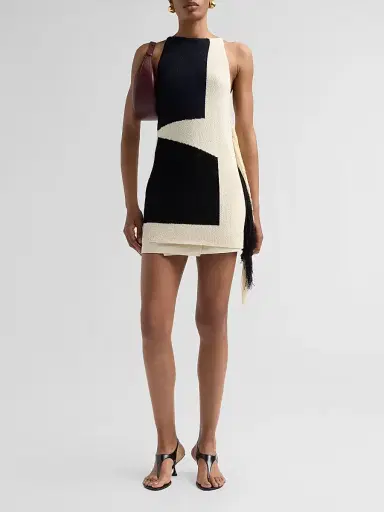 Proenza Schouler Women's Saskia Colorblocked Fringe Top | Thumbnail 2 Proenza Schouler Women's Saskia Colorblocked Fringe Top | Thumbnail 2