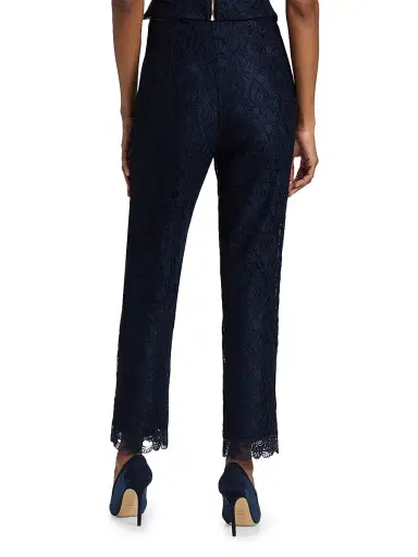 Chiara Boni La Petite Robe Women's Brett Lace Straight-Leg Pants | Thumbnail 5 Chiara Boni La Petite Robe Women's Brett Lace Straight-Leg Pants | Thumbnail 5