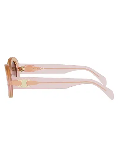 Celine Women's Triomphe 52MM Oval Sunglasses - Pink Gradient Brown | Thumbnail 3 Celine Women's Triomphe 52MM Oval Sunglasses - Pink Gradient Brown | Thumbnail 3