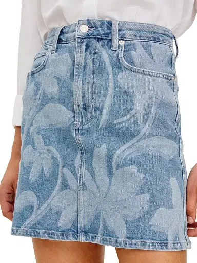 RAILS Women's Burbank Floral Denim Miniskirt - Floral Laser | Thumbnail 7 RAILS Women's Burbank Floral Denim Miniskirt - Floral Laser | Thumbnail 7