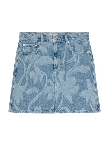 RAILS Women's Burbank Floral Denim Miniskirt - Floral Laser | Thumbnail 1 RAILS Women's Burbank Floral Denim Miniskirt - Floral Laser | Thumbnail 1