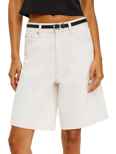 RAILS Women's Agoura Relaxed Denim Shorts - Ecru | Thumbnail 3 RAILS Women's Agoura Relaxed Denim Shorts - Ecru | Thumbnail 3
