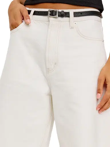 RAILS Women's Agoura Relaxed Denim Shorts - Ecru | Thumbnail 5 RAILS Women's Agoura Relaxed Denim Shorts - Ecru | Thumbnail 5