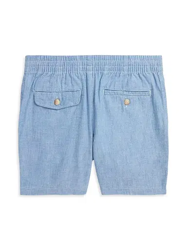 Polo Ralph Lauren Little Boy's & Boy's Chambray Flat Front Shorts - Chambray | Thumbnail 4 Polo Ralph Lauren Little Boy's & Boy's Chambray Flat Front Shorts - Chambray | Thumbnail 4